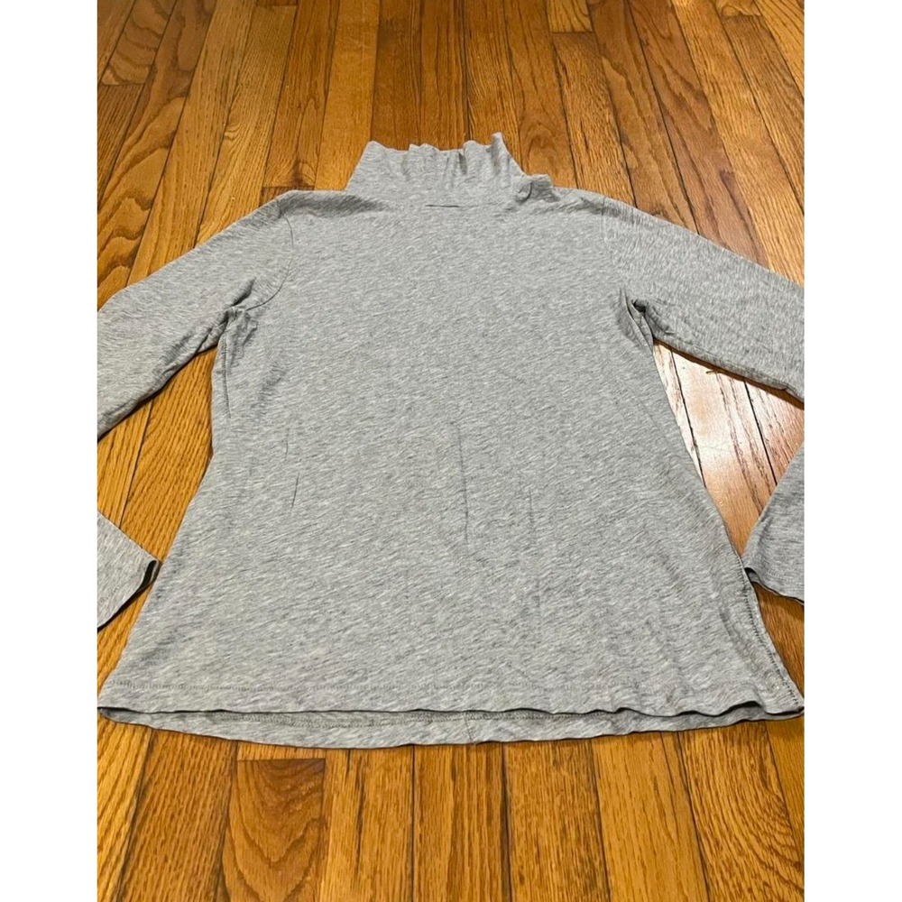 Rag Bone New York Grey Turtleneck Long Sleeve Top Shirt‎ Women's Size L